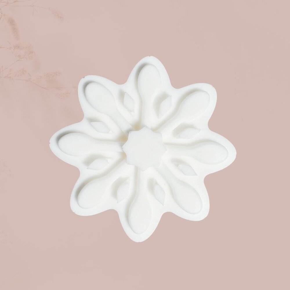 Lotion Bar 4 oz, Handmade, Snowflake Shaped (56 Fragrance Options)